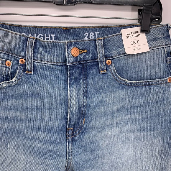 Re-Imagined By J.Crew Classic Straight Jeans Womens Size 28T - Picture 5 of 14
